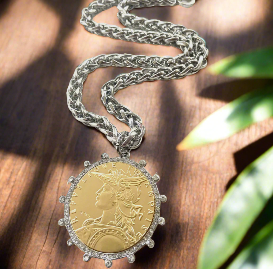 Guardian French coin  Matte Gold (silver available)