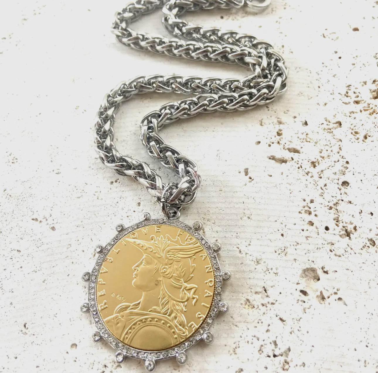 Guardian French coin  Matte Gold (silver available)